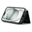 DG.MING M6 Series For iPhone 15 Case Magnetic Wallet PU+PC+TPU Phone Cover - Black - 5