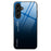 For Samsung Galaxy S25+ Case Gradient Color Tempered Glass+TPU Phone Cover - Blue / Black - 1