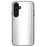 For Samsung Galaxy S25+ Case Carbon Fiber Texture Tempered Glass+TPU Phone Cover - White - 1
