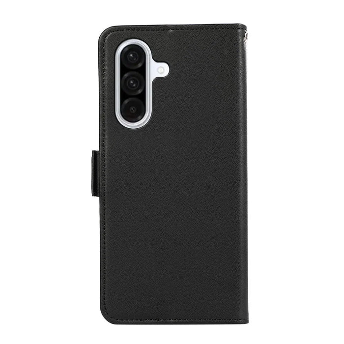 ABEEL For Samsung Galaxy A36 5G Case Leather Phone Cover with RFID Blocking Wallet - Black - 7