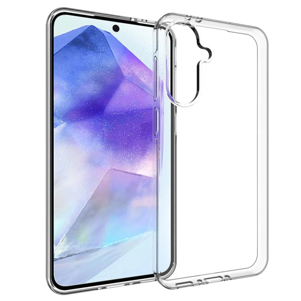 For Samsung Galaxy A56 5G Clear Phone Case Watermark-Resistant TPU Back Cover - 1