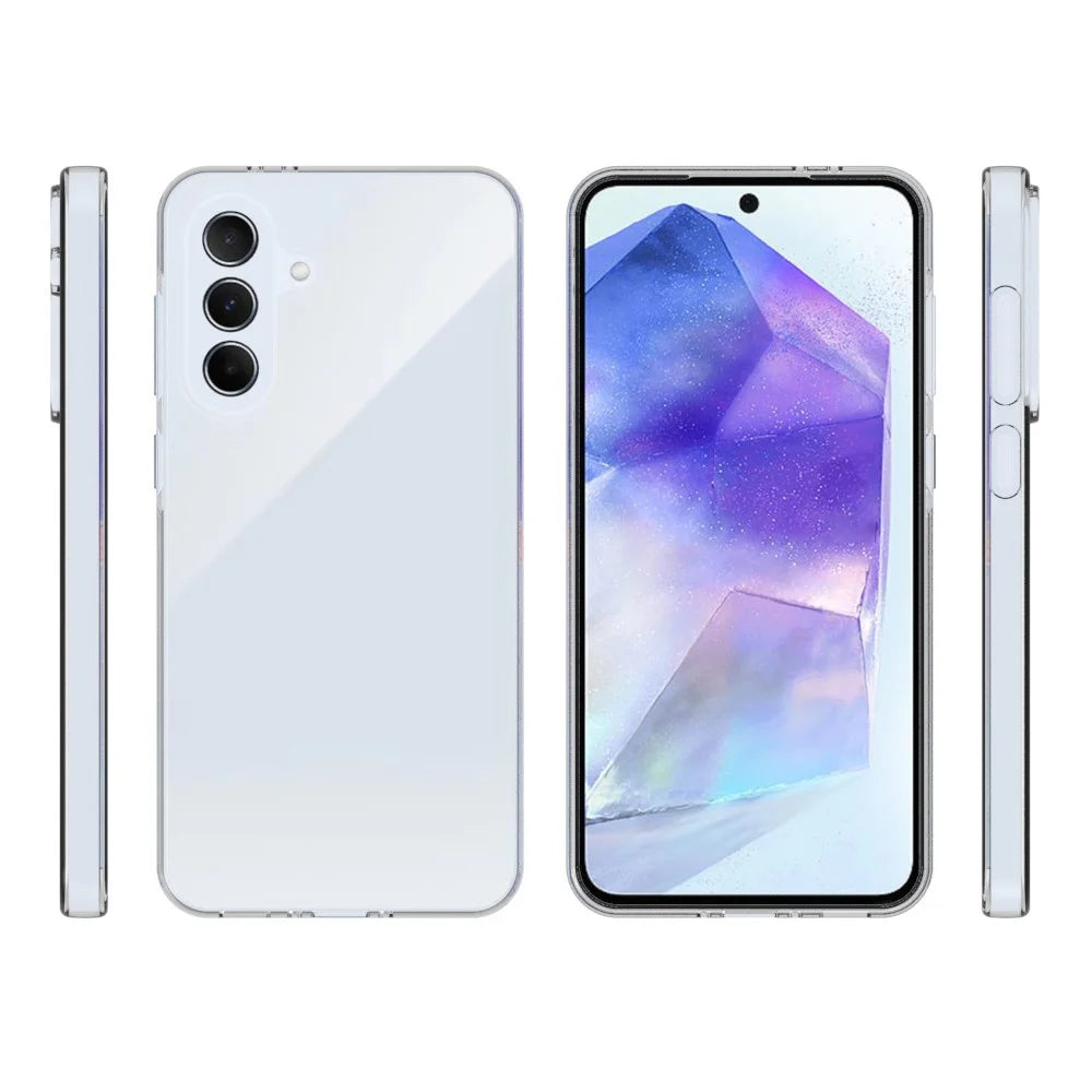 For Samsung Galaxy A56 5G Clear Phone Case Watermark-Resistant TPU Back Cover - 5
