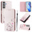 For Samsung Galaxy A36 5G Case Pattern Printing Wallet Phone Cover with Strap - Cute Cat - 1