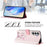 For Samsung Galaxy A36 5G Case Pattern Printing Wallet Phone Cover with Strap - Cute Cat - 3