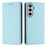 For Samsung Galaxy S24 FE Wallet Case RFID Blocking Litchi Texture Leather Mobile Cover - Baby Blue - 3