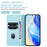 For Samsung Galaxy S24 FE Wallet Case RFID Blocking Litchi Texture Leather Mobile Cover - Baby Blue - 5