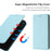 For Samsung Galaxy S24 FE Wallet Case RFID Blocking Litchi Texture Leather Mobile Cover - Baby Blue - 6