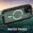 REDPEPPER Dot+ Series for iPhone 14 Plus IP68 Waterproof Clear Back Case Drop-proof Dust-proof Cover Compatible with Magsafe Charger - Black - 5