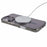 For iPhone 16 Plus Case Compatible with MagSafe TPU+PC Phone Back Cover Rhinestone Decor - Transparent Black - 4