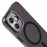 For iPhone 16 Plus Case Compatible with MagSafe TPU+PC Phone Back Cover Rhinestone Decor - Transparent Black - 5