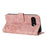 For Google Pixel 9a Case Tulip Leather Phone Cover with 5 Card Slots Wallet - Pink - 2