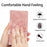 For Google Pixel 9a Case Tulip Leather Phone Cover with 5 Card Slots Wallet - Pink - 6