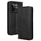 For Realme GT 7 Pro 5G Leather Case Wallet Stand Retro Texture Phone Cover - Black - 1
