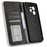 For Realme GT 7 Pro 5G Leather Case Wallet Stand Retro Texture Phone Cover - Black - 4