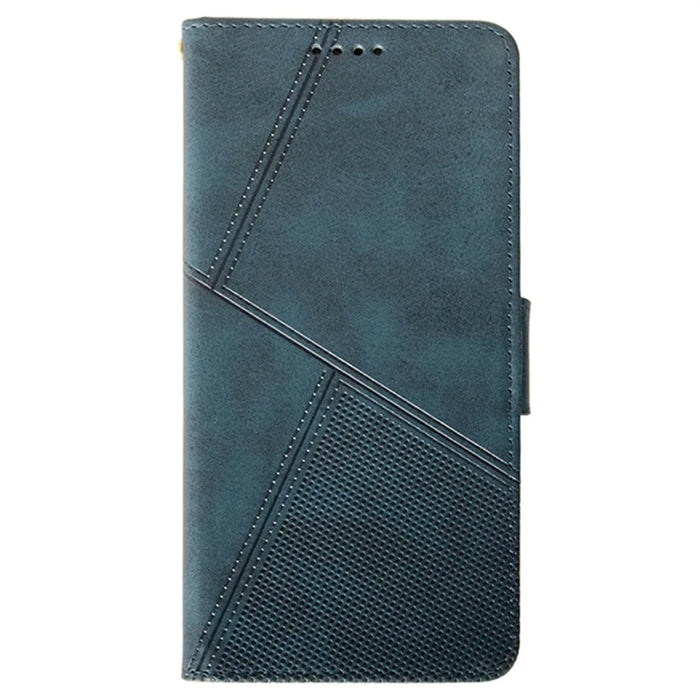 IDEWEI For Samsung Galaxy A36 5G / A56 5G Case Leather Wallet Phone Cover Stand Calf Texture - Blue - 4