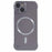 For iPhone 15 Case Compatible with MagSafe Hard PC Frameless Phone Cover - Grey - 3