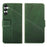 IDEWEI For Samsung Galaxy A26 5G Case Leather Wallet Phone Cover Stand Calf Texture - Green - 1