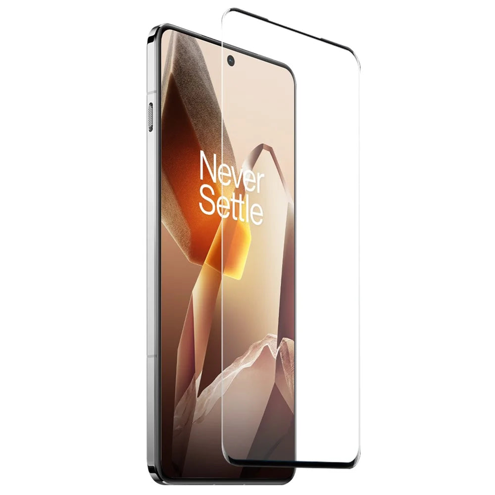 NORTHJO For OnePlus 13 3D Curved Tempered Glass Screen Protector Phone Cover Anti-Scratch TPU Case - 3