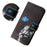 For Samsung Galaxy S24+ / Galaxy S25+ Case Pattern Printing Wallet Phone Cover with Strap - Butterfly Kitten - 5