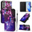For Samsung Galaxy A05s 4G Case Pattern Printing Wallet Phone Cover with Strap - Firework Butterfly - 1