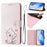 For Samsung Galaxy A37 5G / A56 5G / A36 5G Case Pattern Printing Wallet Phone Cover with Strap - Cute Cat - 4
