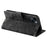 Style 018 For iPhone 13 Case Imprinted Totem Skin Feel Wallet Leather Phone Cover - Grey - 4