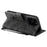 Style 018 For iPhone 14 Pro Case Imprinted Totem Skin Feel Wallet Leather Phone Cover - Grey - 4