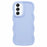 For Samsung Galaxy A16 4G / 5G Case TPU Protective Phone Cover Unique Curly Wave Frame - Purple - 1