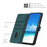 For Samsung Galaxy A56 5G Case Viewing Stand PU Leather Phone Cover Imprinted Pattern - Green - 6