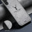 For Samsung Galaxy S25+ Case Deer Pattern Cloth Texture PU Leather Hybrid Phone Cover - Grey - 2