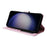 For Samsung Galaxy S25 / S24 Case RFID Blocking Flower Leather Phone Cover - Rose Flower - 3