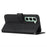 For Infinix Hot 50 Pro 4G Case Stand Flip Protective Leather Phone Cover - Black - 3