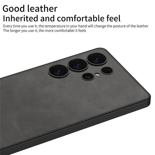 GKK For Samsung Galaxy S25 Ultra Case Skin-Touch Matte PU+TPU+PC Anti-Drop Phone Cover - Brown - 2