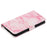For Samsung Galaxy A36 5G Case Pattern PU Leather Flip Phone Cover - Pink Marble - 4