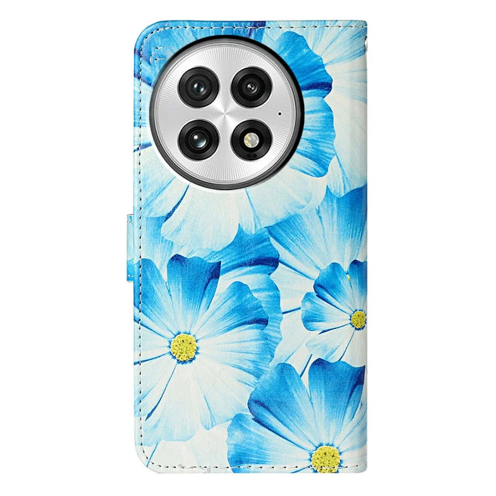 For OnePlus 13 Case Pattern PU Leather Flip Phone Cover  - Orchid - 6