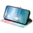 For Samsung Galaxy S25 Ultra Case Pattern PU Leather Flip Phone Cover - Pink Green Marble - 3