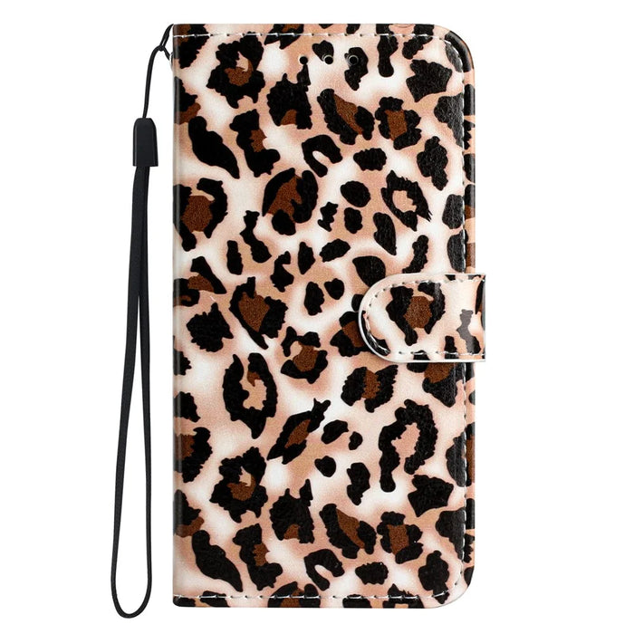 For Samsung Galaxy A36 5G Wallet Case Printed Pattern Design Leather Phone Cover - Leopard Print - 7