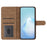 For Samsung Galaxy A56 5G Case Line Imprinted PU Leather Wallet Phone Cover - Black - 4