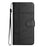 For Samsung Galaxy A56 5G Case Line Imprinted PU Leather Wallet Phone Cover - Black - 7