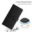 For Samsung Galaxy A56 5G Wallet Case Leather Folio Phone Cover Magnetic Clasp - Black - 4