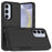 For Samsung Galaxy S25+ Case 2-in-1 PC+TPU Shockproof Phone Cover - Black - 1