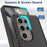 For Samsung Galaxy S25 Ultra Case 2-in-1 PC+TPU Shockproof Phone Cover - Black - 3