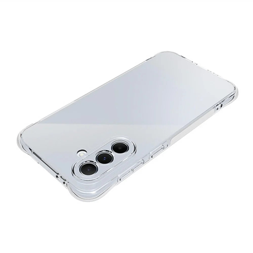 WANLONFENG WL Series for Samsung Galaxy A56 5G TPU Case 2.0mm Phone Cover with Tempered Glass Film - 4