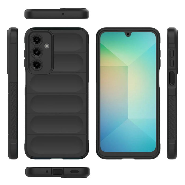 For Samsung Galaxy A26 5G Case Anti-Drop Soft TPU Rugged Phone Back Cover - Black - 5