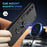 For Samsung Galaxy S25+ Case PC+TPU Drop Defend Phone Cover with Ring Kickstand - Black - 3