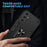 For Samsung Galaxy S25+ Case PC+TPU Drop Defend Phone Cover with Ring Kickstand - Black - 7