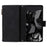For Google Pixel 9 Pro XL Case Zipper Wallet Multiple Card Slots Leather Phone Cover - Black - 2