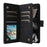 For Google Pixel 9 Pro XL Case Zipper Wallet Multiple Card Slots Leather Phone Cover - Black - 3