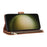 For Samsung Galaxy S25+ / S24+ Case Zipper Wallet Multiple Card Slots Leather Phone Cover - Brown - 5