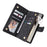 For Samsung Galaxy S25 Ultra Case Zipper Wallet Multiple Card Slots Leather Phone Cover - Black - 4